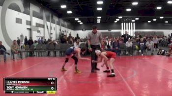 80 lbs Placement Matches (8 Team) - Tony Mohwish, Patriots Wrestling Club vs Hunter Pierson, Legacy Red