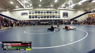 165 lbs Cons. Round 4 - Joey Oriti, Medina Highland (A), OH vs Matthew Chalkwater, North Olmsted