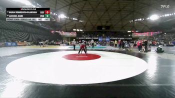 Girls 4A 190 lbs Cons. Round 1 - Nadha Vemmerath-Kulangara, Cascade (Everett) (Girls) vs Achok Anei, Spanaway Lake (Girls)