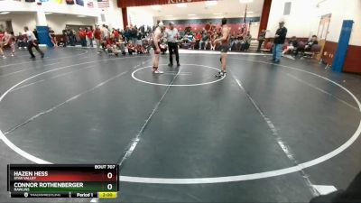 150 lbs Cons. Round 6 - Connor Rothenberger, Rawlins vs Hazen Hess, Star Valley