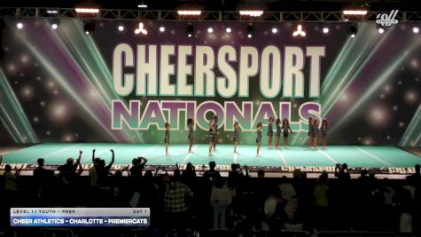 Cheer Athletics - Charlotte - PremierCats [2026 L1.1 Youth - PREP Day 1] 2026 CHEERSPORT National All Star Cheerleading Championship