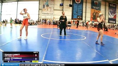 136 lbs Rd# 4- 12:45pm Friday - Teagan Carritt, Iowa Ladies vs Avery Fitzgerald, Cali Pink