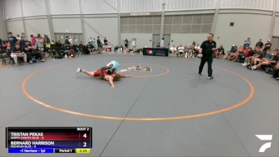 182 lbs Round 1 (6 Team) - Tristan Pekas, North Dakota Blue vs Bernard Harrison, Michigan Blue