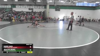 95 lbs Cons. Semi - Avery Rios, Lions Wrestling Academy vs Keaton Henry, Immortal Athletics WC