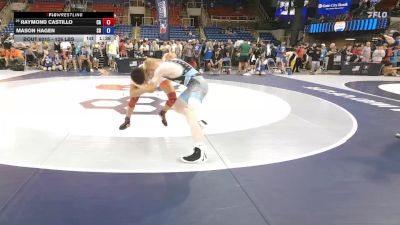126 lbs Champ. Rd Of 64 - Raymond Castillo, CA vs Mason Hagen, SD