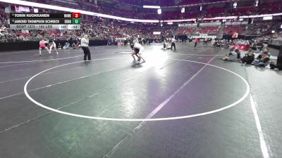 165 lbs Cons. Semis - Torin Kuokkanen, Waukesha West vs Jamond Thompson Schreck, Oshkosh North