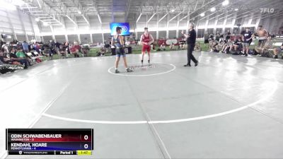 190 lbs 2nd Place Match (8 Team) - Odin Schwabenbauer, Washington vs Kendahl Hoare, Pennsylvania