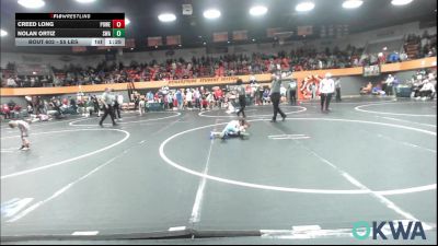 55 lbs Round Of 16 - Creed Long, Powerhouse vs Nolan Ortiz, Shelton Wrestling Academy