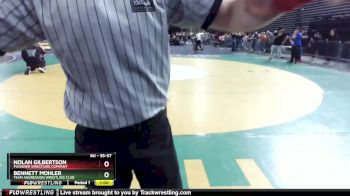 35-37 lbs 3rd Place Match - Nolan Gilbertson, Punisher Wrestling Company vs Bennett Mohler, Team Aggression Wrestling Club