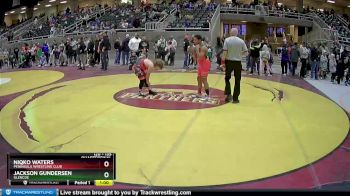 135 lbs Quarterfinal - Jackson Gundersen, Glencoe vs Niqko Waters, Peninsula Wrestling Club