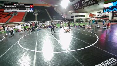 125 lbs Ava Williams, Idaho 1 HS Girls vs Kona Kockelman, Hawaii HS Girls