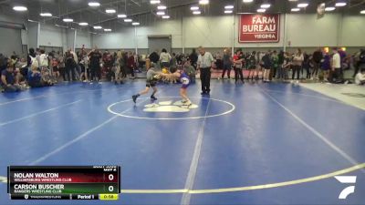 59 lbs Cons. Round 6 - Carson Buscher, Rangers Wrestling Club vs Nolan Walton, Williamsburg Wrestling Club