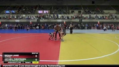 65 lbs Champ. Round 2 - Mitchell Christensen, Heartland Wrestling Academy vs Brogan Lange, Caledonia