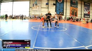 92 lbs Rd# 4- 12:45pm Friday - Layla Ward, Iowa Ladies vs Sky Qorichaska Ramos, Cali Pink