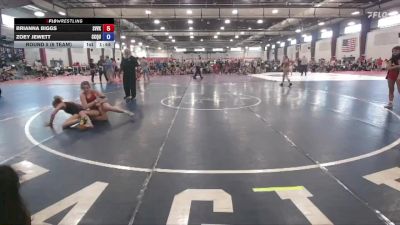 110 lbs Round 5 (6 Team) - Brianna Biggs, Steel Valley Vixens vs Zoey Jewett, Crown City Queens