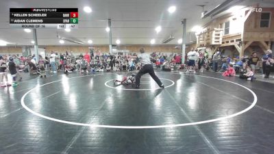 60 lbs Round Of 16 - Kellen Scheeler, Danville vs Aidan Clemens, Sparta