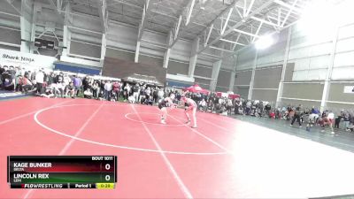 126 lbs Cons. Round 5 - Lincoln Rex, Lehi vs Kage Bunker, Delta