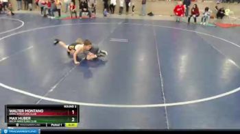 45 lbs Round 2 - Walter Montano, Davis Wrestling Club vs Max Huber, Delta Wrestling Club