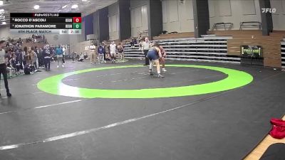 184 lbs 5th Place Match - Rocco D`Ascoli, Keiser University vs Jonathon Paramore, Reinhardt University