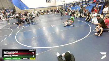 51 lbs Cons. Semi - Paxton Dunbar, Uintah Wrestling vs Lennon Nielsen, Team Prestige