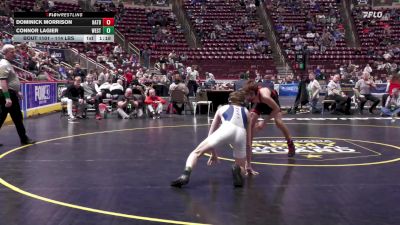 114 lbs Quarterfinal - Dominick Morrison, Hatboro-Horsham vs Connor Lagier, West Scranton