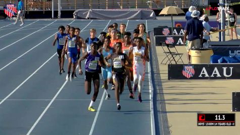 Boys' 1500m, Finals 1 - Age 14