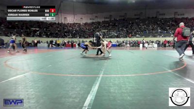 161 lbs Round Of 32 - Mac Wilbourn, Claremore Wrestling Club vs Miguel Bryson, Hennessey Eagles Jr High