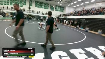 144 lbs Cons. Round 2 - Chase Visocky, Powell vs Kanean Roberts, Saratoga