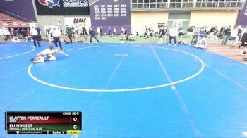 106 lbs Cons. Semi - Klayten Perreault, Iowa vs Eli Schultz, Pinnacle Wrestling Club