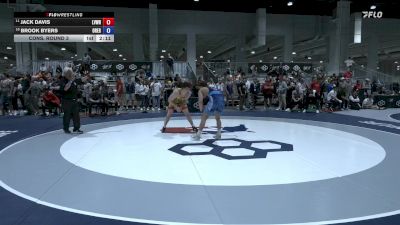 92 lbs Cons. Round 3 - Jack Davis, Lehigh Valley Wrestling RTC vs Brook Byers, Oregon
