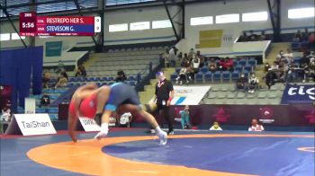 125 kg Rr Rnd 2 - Santiago Restrepo Hernandez, Columbia vs Gable Dan Steveson, United States