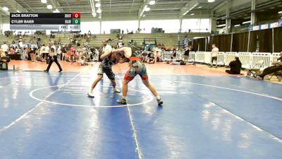 145 lbs Rr Rnd 1 - Jack Bratton, Southern Roots - HSB vs Cyler Baer, BlueWave - HSB
