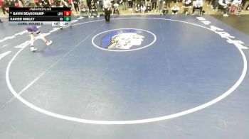 157 lbs Cons. Round 5 - Gavin Beauchamp, Unattached vs Xavier Smiley, Glenbard North