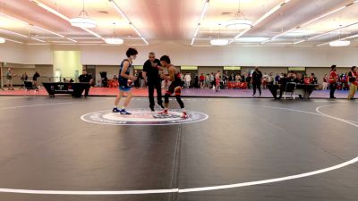 144 lbs Cons. Sub-quarters - Jose Contreras Jr., Team Selma Wrestling Club vs Mason Wright, Oakland Technical High School Wrestling