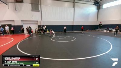 46 lbs Cons. Round 1 - Thalia Ortiz, NXT Level Wrestling Academy vs Keira McAdams, Amped Wrestling Club