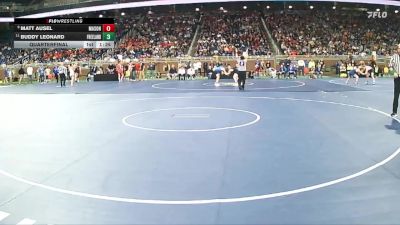 D2-144 lbs Quarterfinal - Matt Ausel, Mason HS vs Buddy Leonard, Freeland HS