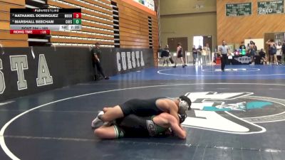 165 lbs 5th Place Match - Marshall Beecham, Cuesta vs Nathaniel Dominguez, Moorpark College
