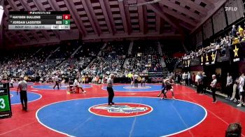 3A-215 lbs Quarterfinal - Jordan Lassiter, Westover School vs Hayden Sullens, Chestatee