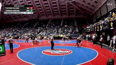 3A-215 lbs Quarterfinal - Jordan Lassiter, Westover School vs Hayden Sullens, Chestatee