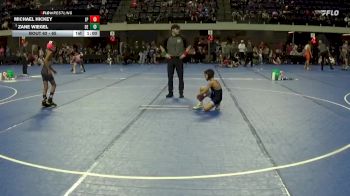 65 lbs Cons. Round 3 - Zane Wiegel, Dc Elite vs Michael Hickey, Levici Prep