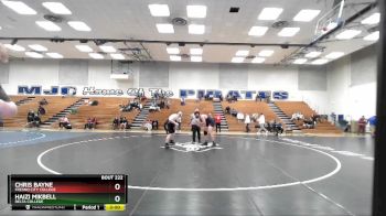 285 lbs 5th Place Match - Haizi Mikbell, Delta College vs Chris Bayne, Fresno City College