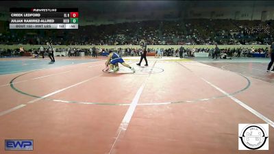 Consi Of 32 #1 - Creek Ledford, El Reno vs Julian Ramirez-Allred, Deer Creek Wrestling