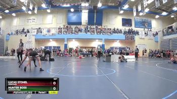 157 lbs Champ. Round 2 - Hunter Boss, Jackson Hole vs Lucas Stohel, Highland