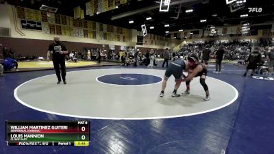 175 lbs Cons. Round 2 - William Martinez Guiterrez, Centennial (Corona) vs Louis Mannion, Clovis East