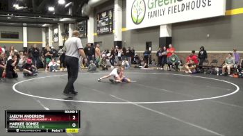 65 lbs Round 3 (4 Team) - Markee Gomez, Female Elite Wrestling vs Jaelyn Anderson, Nebraska Wrestling Academy