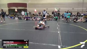101 lbs Semis & 1st Wrestleback (8 Team) - Grayson Debevoise, Donahue WA vs Trotter Titus, Team Gotcha Black