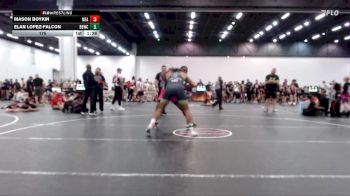 175 lbs Round 2 (4 Team) - Elan Lopez-Falcon, Bulloch Bandits Wrestling Club vs Mason Boykin, MF Army