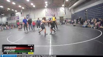 115 lbs Round 1 - Jayden Craig, Jet Wrestling Club vs Jacob Bowers, Jet Wrestling Club