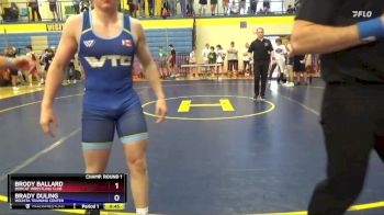 150 lbs Quarterfinal - Brody Ballard, Bobcat Wrestling Club vs Brady Duling, Wichita Training Center