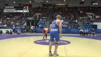 184 lbs 5th Place Match - Griffin Schultz, Luther vs Justin Wirtz, Coe